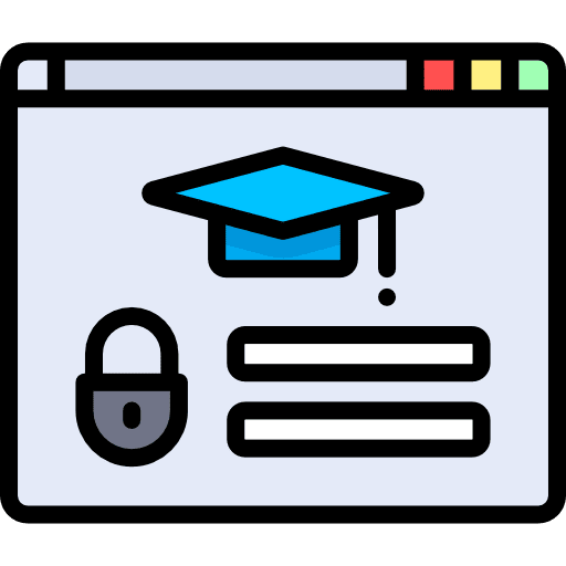 Login browser education password icon