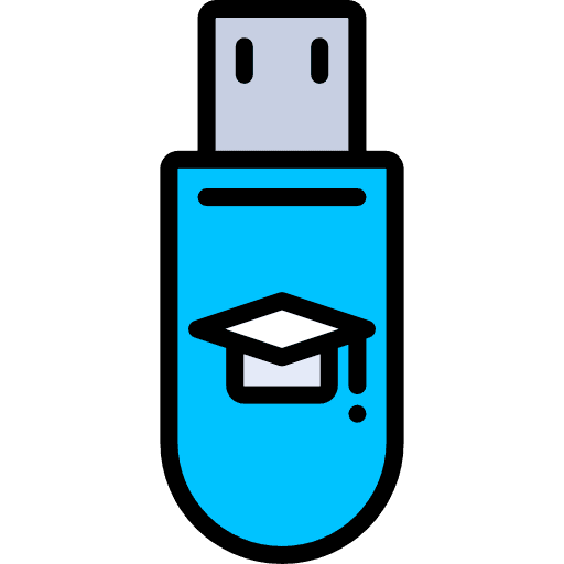 Pendrive technology electronics multimedia icon