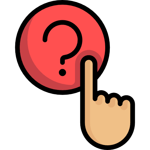Question help button interface icon