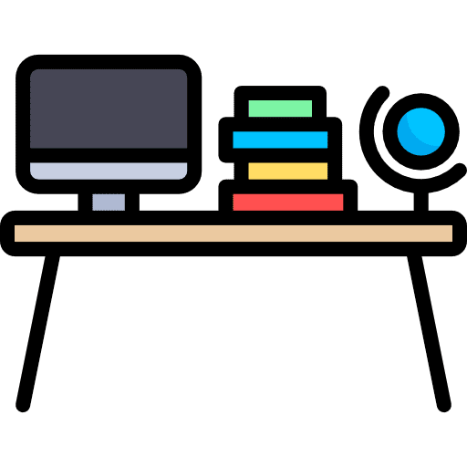 Desktop screen computer desk icon