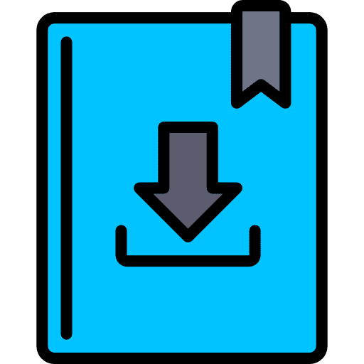 Ebook education library interface icon