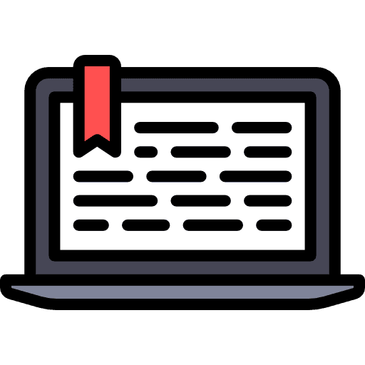 Laptop computer graph technology icon