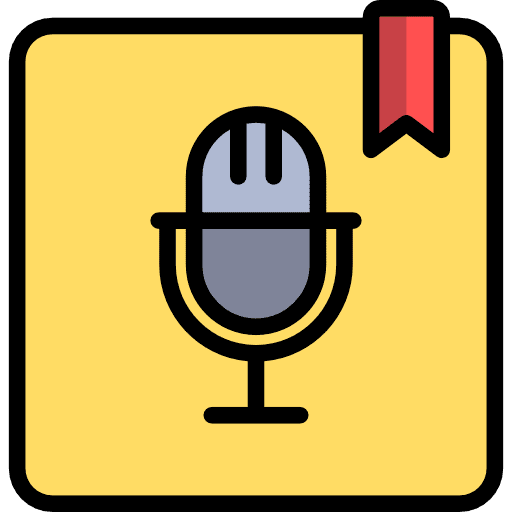 Listening document file listening icon