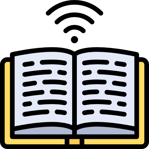 Open book study library book icon