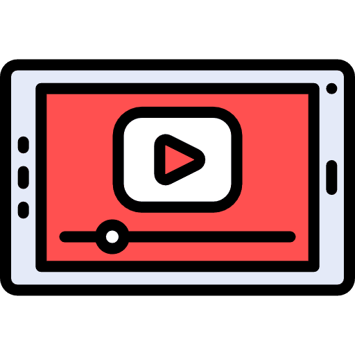 Video player interface multimedia option multimedia icon