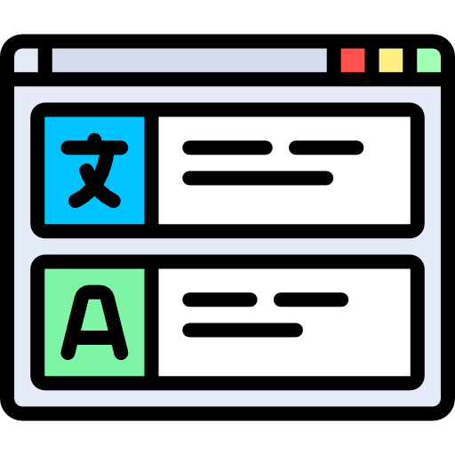 Translator translator language course icon