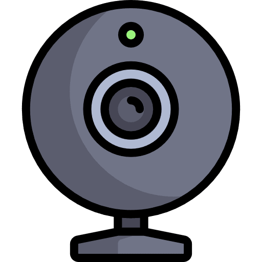 Webcam electronics cam computer icon