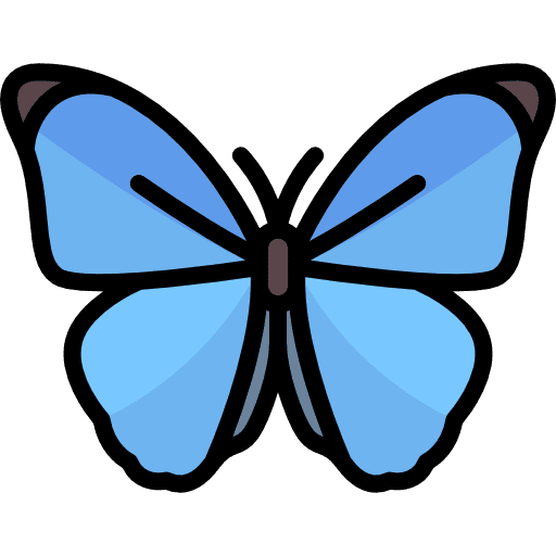 Butterfly animals moths butterfly icon