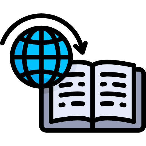 Learning online reading learning icon