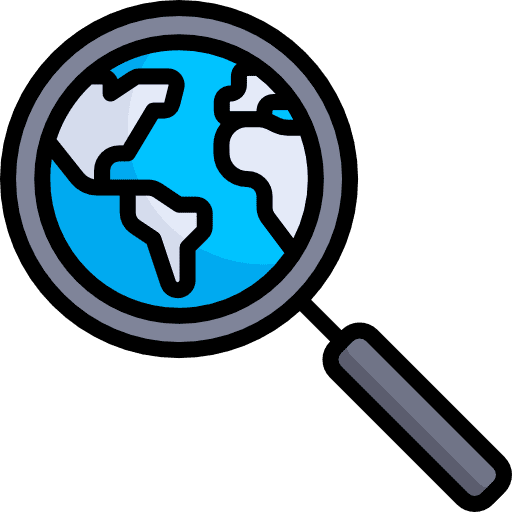 Search search seo and web tools and utensils icon