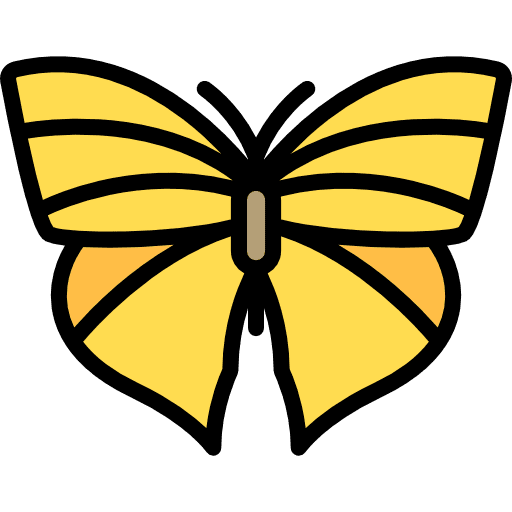 Butterfly animals moths butterfly icon