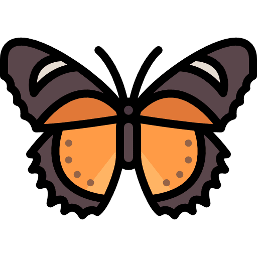 Butterfly animals moths butterfly icon