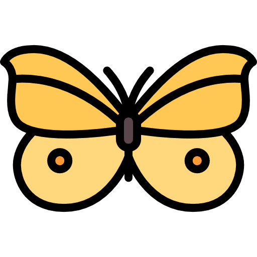 Butterfly butterfly moths insect icon