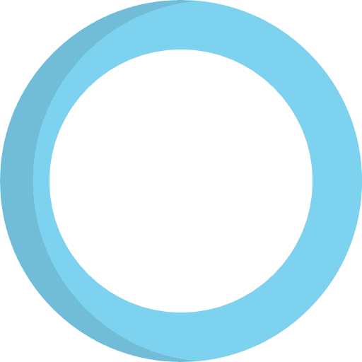 Circumference empty electronics shapes icon