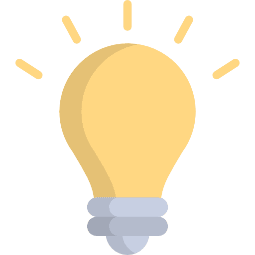 Bulb idea electronics illumination icon