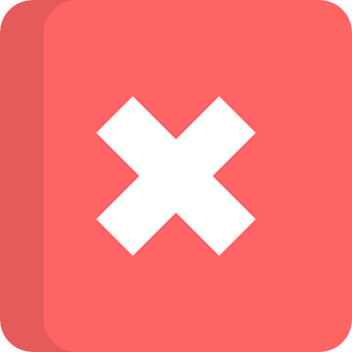 Cross error cross ex icon
