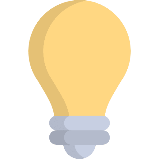 Bulb tip light bulb electronics icon