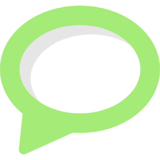 Speech bubble oval shape electronics icon