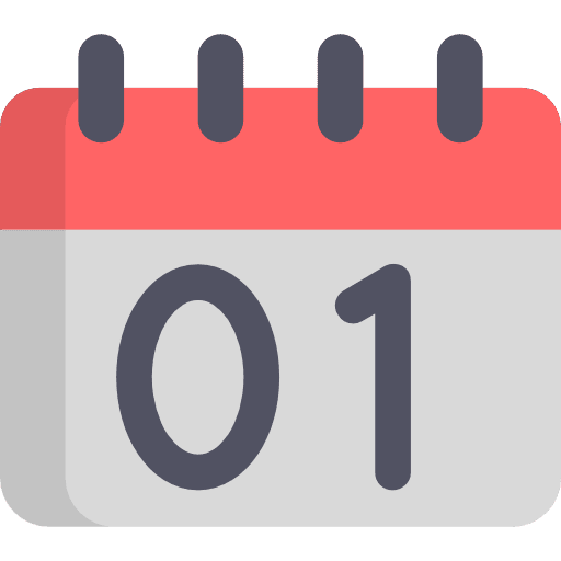 Calendar interface electronics date icon
