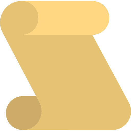 Scroll papyrus reading electronics icon