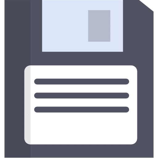 Disk multimedia flash disk interface icon