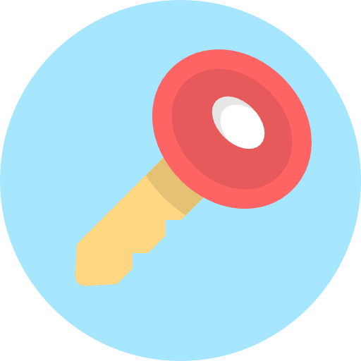Key key door key open access icon