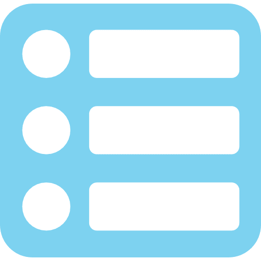 List archive files and folders electronics icon
