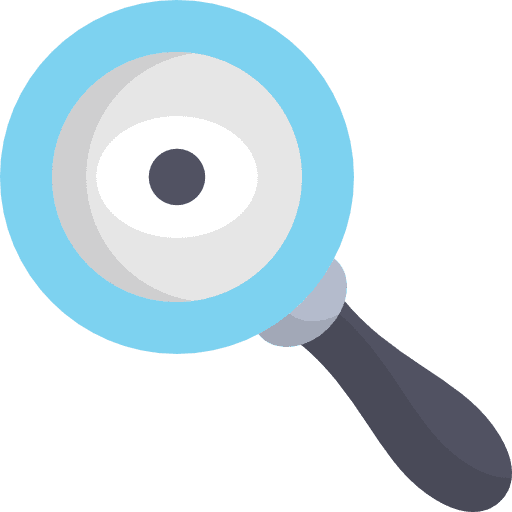 Loupe search zoom electronics icon