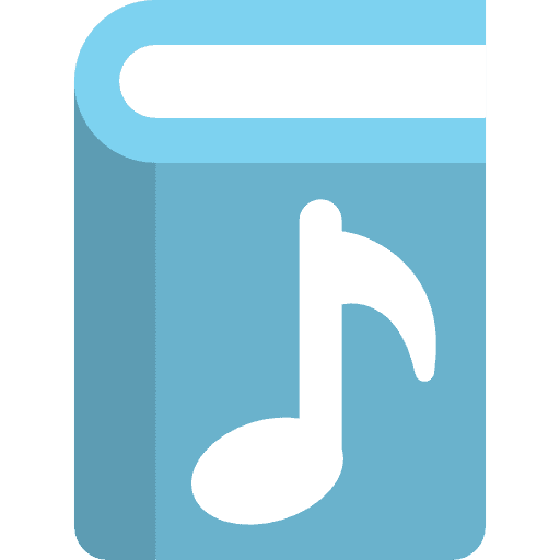 Music book music book subjects library icon