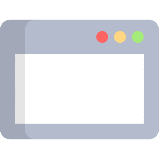 Window plus sign web site addition icon