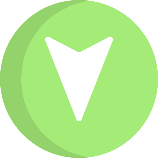 Down direction multimedia arrows icon