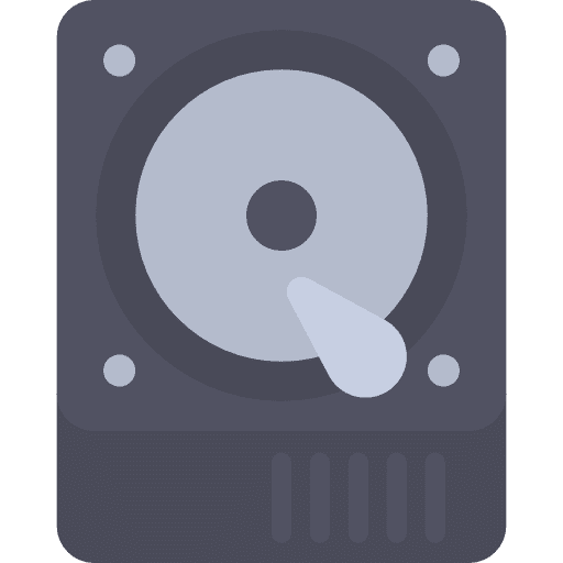 Hard drive storage drive electronics computer drive icon