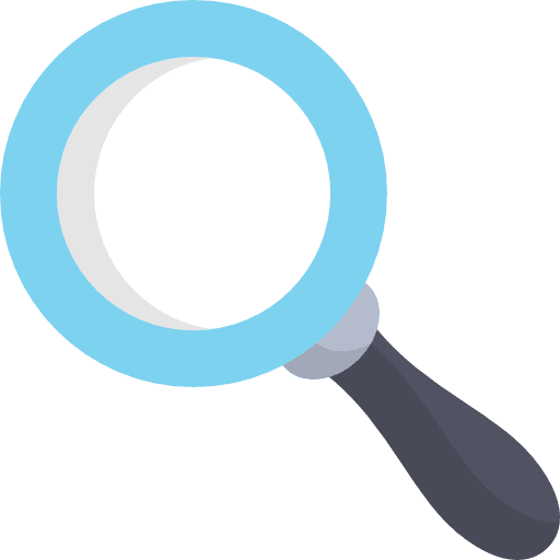 Loupe find detective loupe icon