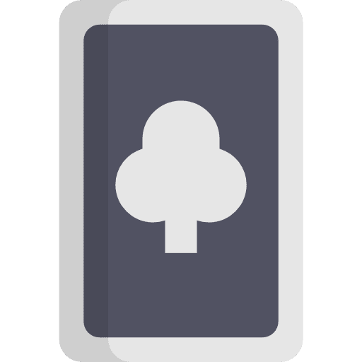 Playing card electronics playing card game icon