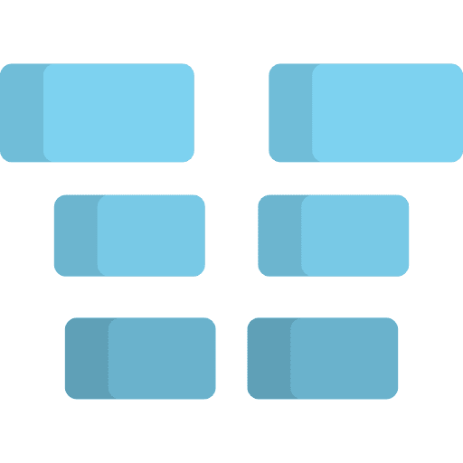 Row table spreadsheet interface icon