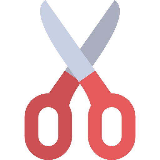 Scissors tools and utensils cut scissors icon