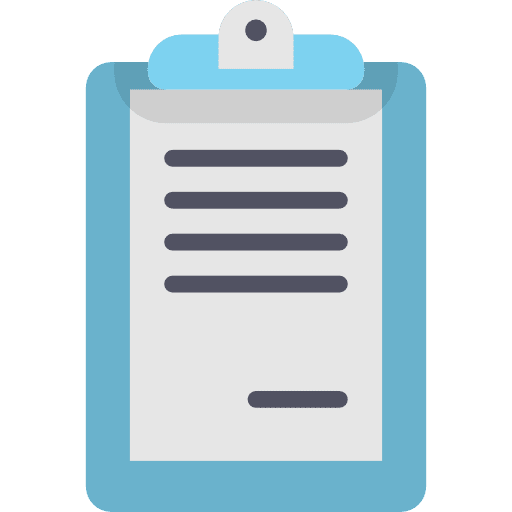 Clipboard electronics checking clipboard icon