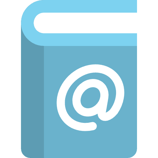 Email arroba shapes email icon