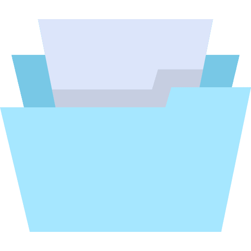 Folder electronics storage interface icon