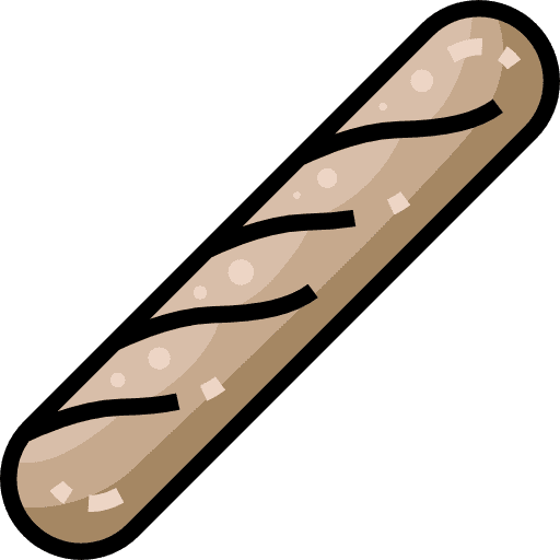 Baguette breads baguette food icon