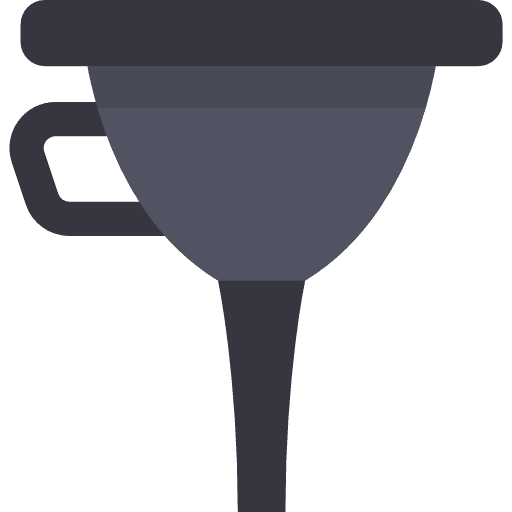 Funnel electronics filtering filter icon
