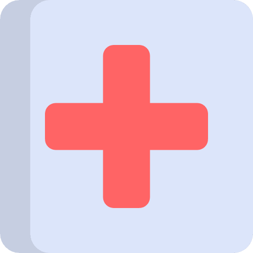 Hospital health care medical cross health clinic icon