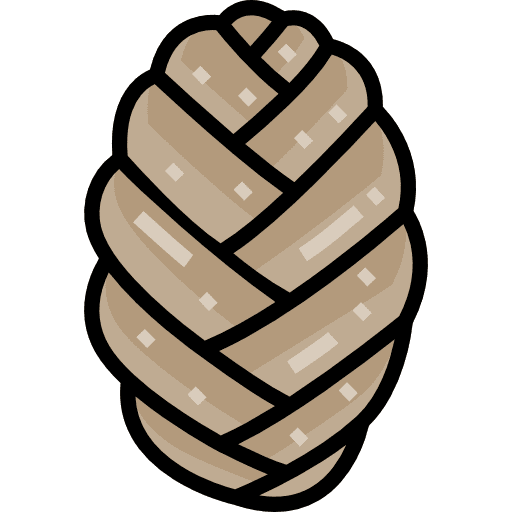 Challah food and restaurant bread baguette icon
