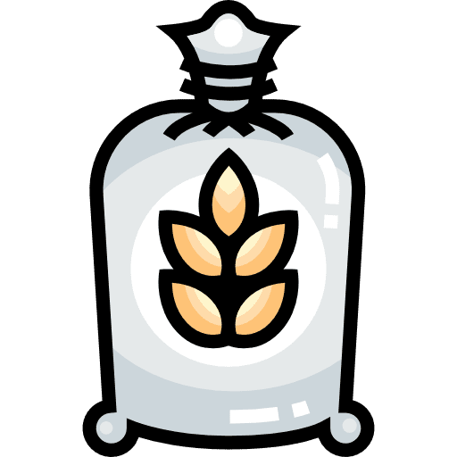 Flour oatmeal cereals canister icon