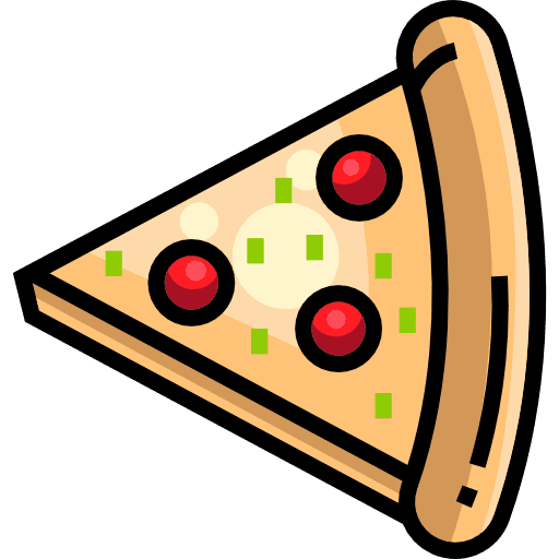 Pizza junk food pizza italian food icon