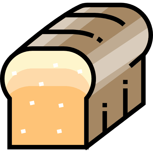 Bread bakery food and restaurant toast icon