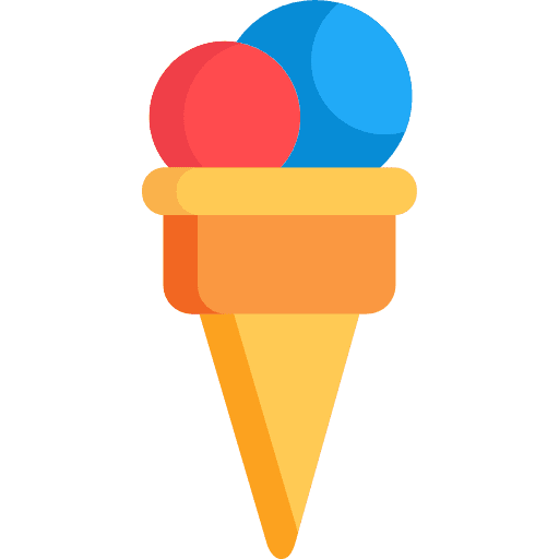 Ice cream food summertime sweet icon