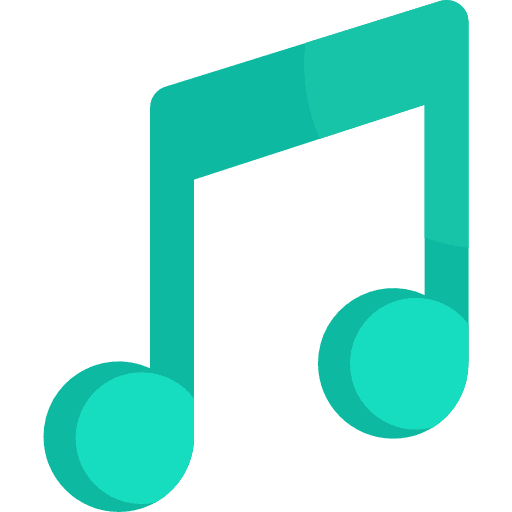 Quaver musical note song music icon