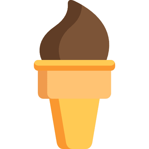 Ice cream sweet food and restaurant ice cream icon