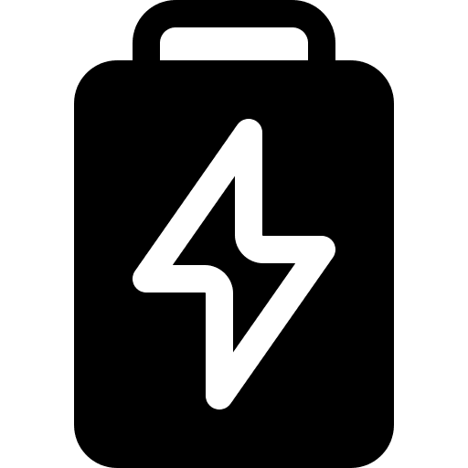Battery technology electronics battery icon